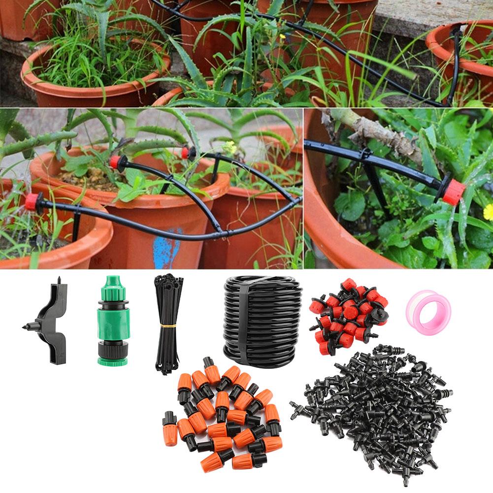 EU Arrosage Goutte /à Goutte Kits 15M 4//7 Distribution arrosage Tuyau darrosage Goutte /à Goutte /économiser de leau /équipement dirrigation Automatique pour Jardin pelouse Patio Patio