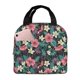 thumbnail image 1 of Easygdp Green Tropical Leaves Bolsa Térmica Premium - Tela Oxford Impermeable, Gran Capacidad, Bolsillo Frontal, Unisex para Trabajo, Escuela, Actividades al Aire Libre y Picnics, 1 of 8
