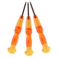 thumbnail image 4 of Shisuyan Screwdriver Triangle Head Screwdriver Yellow For Technicians 3Pcs, 4 of 8