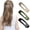 B, variant on Momihoom Flat Hair Clips, French Concord Lay Flat Hair Claw Clips for Women Girls, Comfortable Curved Design for Thick Thin Curly Hair, Matte Strong Hold Duck Billed Clip
