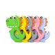 thumbnail image 2 of dinosaurio juguetes de dentición juguetes de mordedor de bebé con soporte de clip de chupete mordedor juguetes de mordedor molar sin BPA | Los mejores regalos para baby shower oso de fresa  Hogar, 2 of 3
