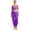 Purple, variant on iiniim Women Arabian Princess Sequins Belly Dance Jumpsuits Halloween Party Blue S