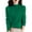 Green #808, variant on Bovemsi Womens Sweaters Cozy Women's Semi Turtleneck Sweater Solid Color Pullover With Autumn And Winter Warm Loose Business Casual Sweaters
