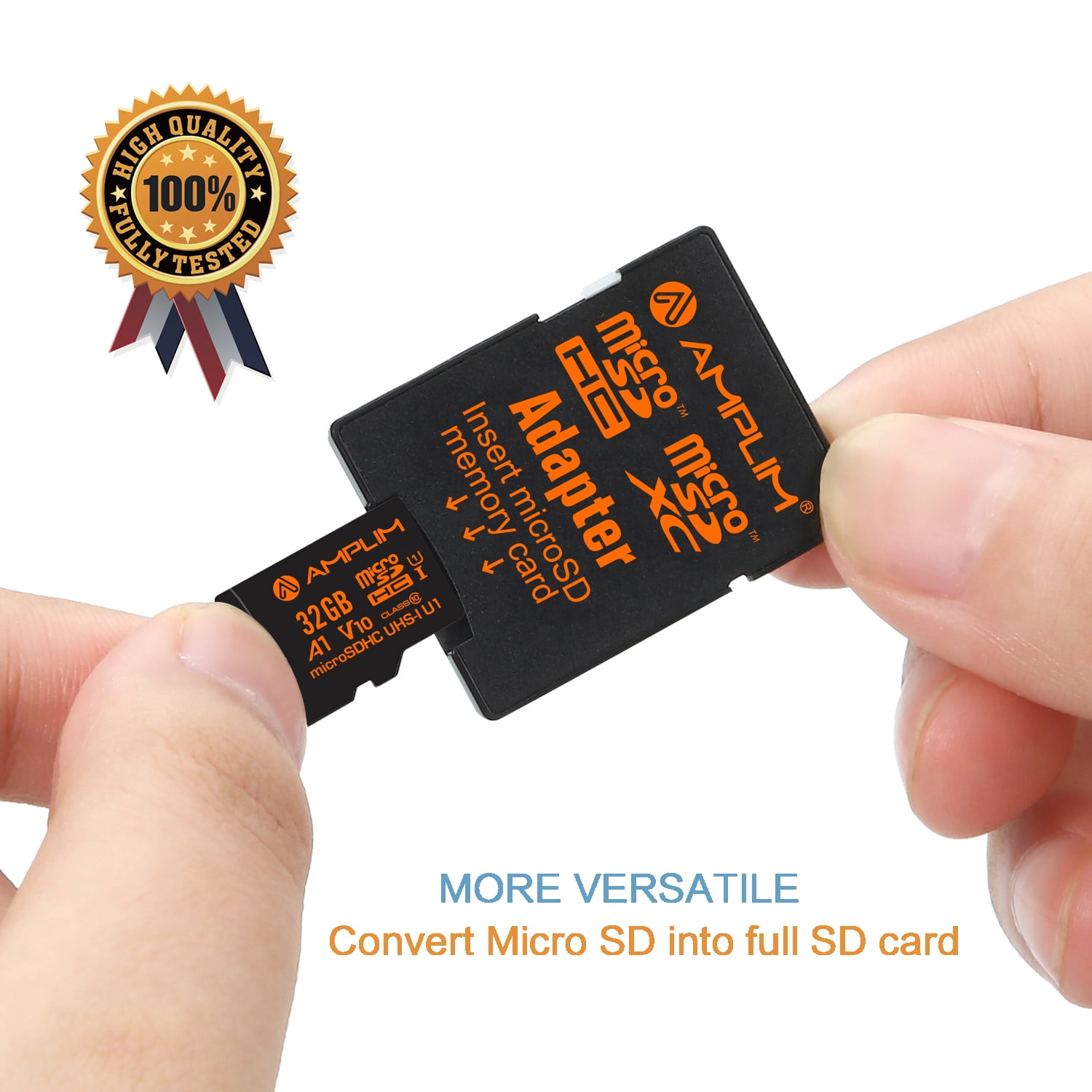 Buy 32GB Micro SD Card, Amplim 4 Pack MicroSD Memory Plus Adapter