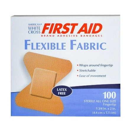 American White Cross Adhesive Bandage 1 75 X 2 400 Bandages Ms 25550 Walmart Com