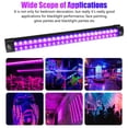 thumbnail image 4 of 48 LED UV barra de luz negra accesorios lámpara de luz negra ultravioleta tira Party Club, 4 of 5