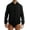 Black, variant on Miaeowve Mens One-piece Long Sleeve Button Down Collared Formal Shirt Romper Basic Tee Blouse Bodysuit Top Black XXL