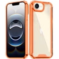 thumbnail image 3 of For iPhone 17E / 16E / SE4 Colored Shockproof Transparent Hard PC TPU Hybrid Case Cover - Cosmic Orange, 3 of 3