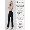 thumbnail image 3 of Flying Monkey - Mid-Rise Bootcut Jeans in Sleek Vintage Black (32" Inseam) - F5291, 3 of 10