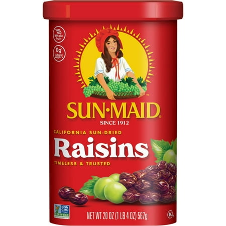 Sun-Maid California Sun-Dried Raisins 20oz Resealable Canister