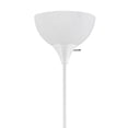 Mainstays 71" White Plastic Floor Lamp, Modern, Good for Young Adult