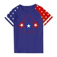 thumbnail image 4 of GERsome Toddler Girls Boys American Flag T-Shirts 4th of July Patriotic Tops Unisex Kids Crewneck Short Sleeves Graphic Tee, 9-10Years, 4 of 4