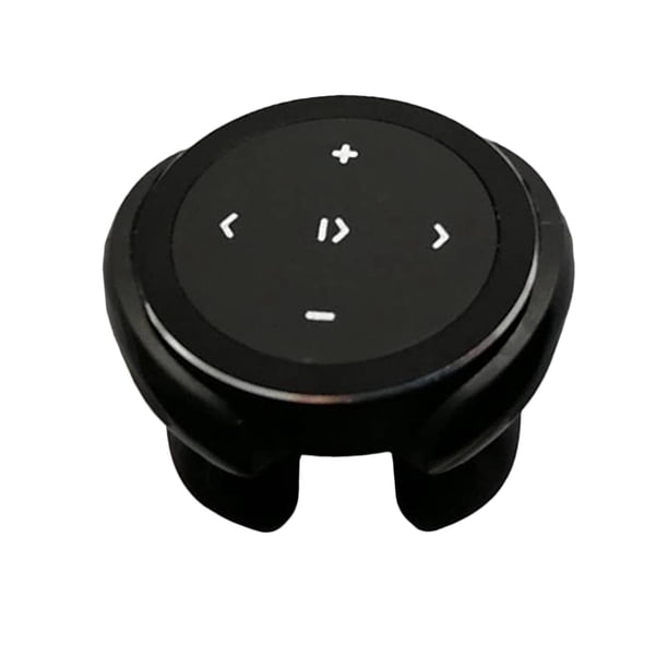 de Sonido Inalámbrico Portátil Del Equipo Del Coche Del Botón Del Control Medios Del Coche de Bluetooth4.0, con La Función de Ahorro de Negro con soporte