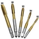 thumbnail image 1 of Espiral Point Hss máquina de titanio mano derecha grifo taladro rosca enchufe mango Tapsm3, M4, M5, M6, M8 (5 unids/set) Banban ShuxiuWang 8390605099823, 1 of 1