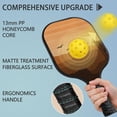 thumbnail image 4 of Pickleball Paddles Set Of 1, Fiberglass Surface, West & Cowboy Print, 1 Paddle, 2 Balls & Bag, 4 of 5