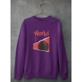 thumbnail image 3 of Abstract Red World Rave Style Sweatshirt Men -Image by Shutterstock, Male Large, 3 of 4