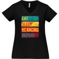 thumbnail image 3 of Inktastic RC Racing Radio Control Women's Plus Size V-Neck T-Shirt, 3 of 5