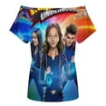 thumbnail image 5 of The Thundermans Undercover Women's T Shirt Short Sleeve Off Shoulder Tee Shirt Tops 3D Printing Summer Soft Comfortable T-Shirt, 5 of 7