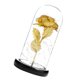 thumbnail image 4 of Glass Dome Flower Lamp Simulation Gold Foil Rose Light Romantic LED Decor Gift for Wedding (Golden Rose), 4 of 4