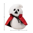 thumbnail image 3 of Aoznliie Halloween Plush Toy, Embroidered Ghost Soft Toy with Hanging Loop, 17.7 inch Cute Stuffed Toy for Party Gift, White, 3 of 7