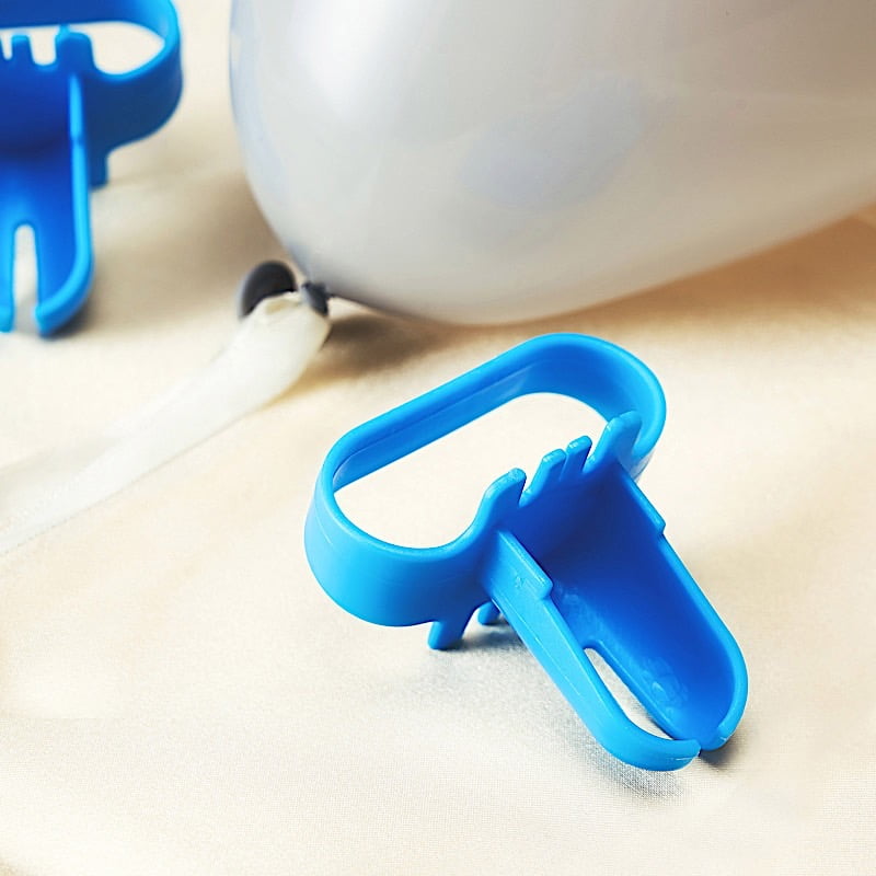 BalsaCircle 5 Blue Plain Balloon Tying Tools Arch Decorations Wedding Reception Events