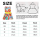thumbnail image 3 of Vestidos para perros pequeños-Colorido estampado de flores pequeño perro vestido cachorro vestido perro ropa verano, 3 of 6