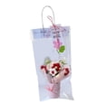 thumbnail image 4 of Ramo de flores de ganchillo con luces, adorno de regalo hecho a mano, flores artificiales Rojo, 4 of 9