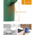 thumbnail image 3 of Dispensador automático de jabón con sensor infrarrojo, dispensador de jabón líquido con carga USB, dispensador de jabón de espuma impermeable IPX4 para baño, cocina, hotel (blanco), 3 of 5