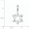 thumbnail image 2 of Beautiful Sterling Silver Star of David Charm, 2 of 2