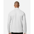 thumbnail image 3 of North End NE200 Men's Rhythm Waffle Quarter-Zip Pullover-Platinum-L, 3 of 6