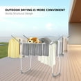 Clothes Drying Rack, Foldable Laundry Rack for Indoor Outdoor, 10pcs ...