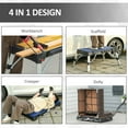 thumbnail image 4 of DURHAND Banc de Travail Portable 4 en 1, Table de Travail Pliante, Échafaudage, Chariot et Liane avec Hauteur Réglable et Plateau Réversible, 4 of 10