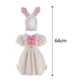 thumbnail image 2 of Vestido de conejo Sunnimix para Niños Disfraz de Pascua Blanco pequeño, 2 of 8