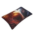 thumbnail image 2 of Fotbe Red And White Fire Bird Pillow Cases - Envelope Closure - Luxury, Extra Soft, Cooling Pillow Covers - Wrinkle, Fade, Stain Resistant-16"x24", 2 of 8