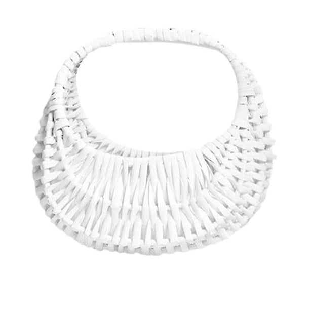 Flower Basket Gift Storage Basket Wicker Woven Basket Woven Flower Basket for Party