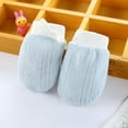 thumbnail image 2 of 1 Pairs Newborn Baby Mittens, Infant Gloves Cotton Unisex No-Scratch Mitts, for Baby Boys and Girls 0-6 Months, 2 of 5