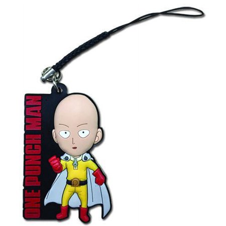 Cell Phone Charm - One-Punch Man - SD Saitama ge17468
