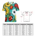 thumbnail image 2 of Ladybugs & Daisies Print T Shirts Basic T-Shirt Short Sleeve Ladies Tee Shirt Summer Graphic Clothing, 2 of 6