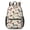 Dachshund Sweater and, variant on Pug Crown Gingham Blue Pattern 17" School Backpacks for Teens,Waterproof Oxford Fabric,S-Shape Padded Straps for School,Travel,Hiking,Camping