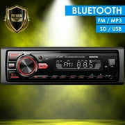 Audiotek AT-236BT Car Stereo Audio In-Dash FM Aux Input Bluetooth Receiver SD USB MP3 Radio Player