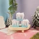 thumbnail image 4 of Set de Regalo de Bolas Navideñas, Caja de Regalo, Bolas Colgantes para Árbol de Navidad Pintadas de Color Azul, Decoración Colgante - Plástico - Paquete de 3, 4 of 6