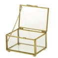 thumbnail image 1 of Caja de joyería transparente de cristal geométrico clásico caja de terrario caja de plantas s 10 10 x 7 x 6 cm Yuyangstore Soporte de terrario geométrico, 1 of 8