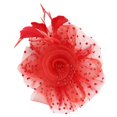 thumbnail image 4 of Sombrero Decorativo Macarena Gorra Pinzas de pelo para Mujer novia rojo, 4 of 8