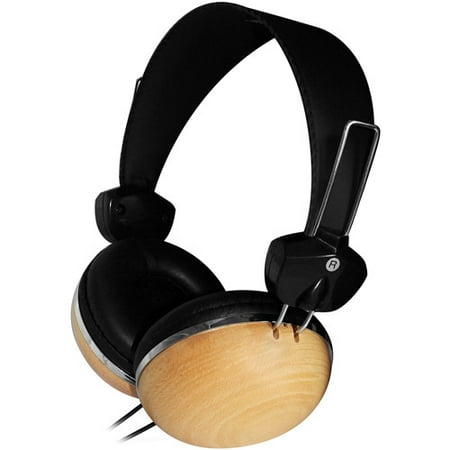 Ematic Designer Premium Headphones, Wooden