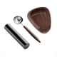 thumbnail image 1 of Báscula para Granos de Café, Bandeja para Granos de Café, Cuenco Especial para Granos de Café en Polvo, Cuchara Medidora, Bandeja Medidora, Nogal Negro, 1 of 5