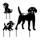 thumbnail image 2 of 3 UNIDS Decorativo Perro Estacas Animal Césped Decoracione Césped exterior y interior Decoración Perro Regalos Jardinería Ornament CUTICAT Estacas de silueta, 2 of 8