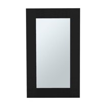 Juno 25.7" H x 15.7" W Narrow Mirror Medicine Cabinet, One door with Three interior Shelves for Bathroom, Kitchen Black