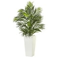thumbnail image 1 of Nearly Natural 6966 Areca Palm in White Square Planter, 1 of 4