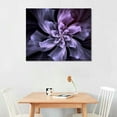 thumbnail image 2 of JEUXUS 1 Panel Bauhinia Chinese Redbud Purple Flower Plant Botany Picture Flower Artwork Oil Painting on Canvas Stretched and Framed 20x16in Print Home Decor Living Room Bedroom Wall Art, 2 of 4