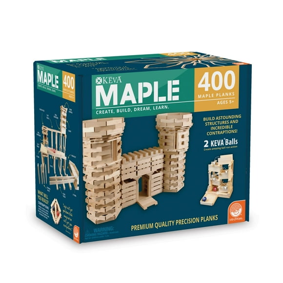 KEVA Maple 400 Plank Set